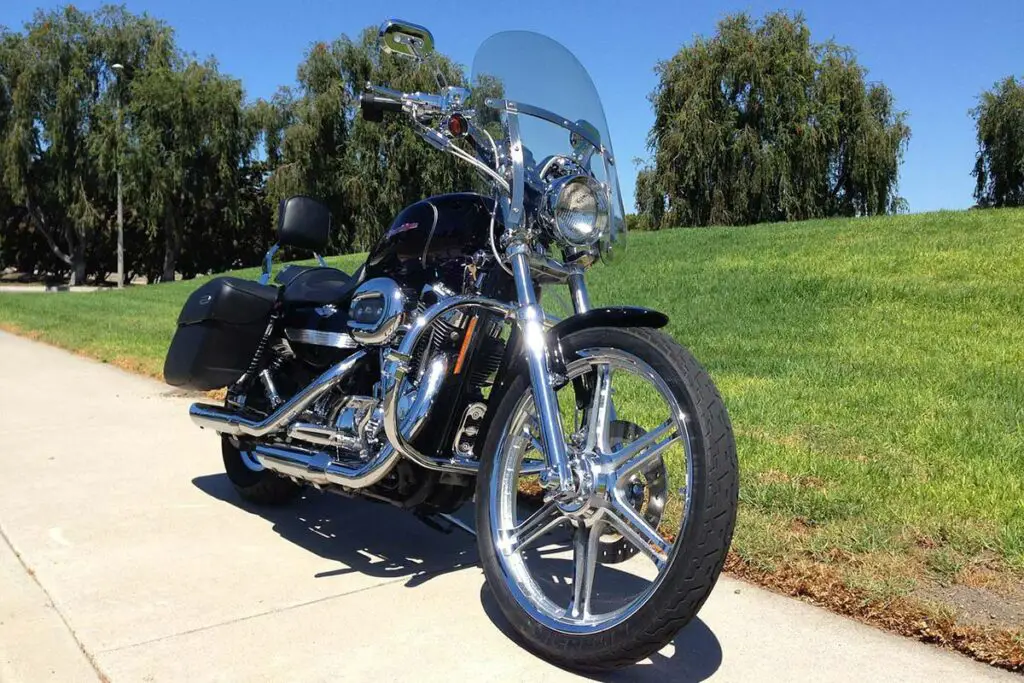 Black Harley Davidson Sportster Motorcycle