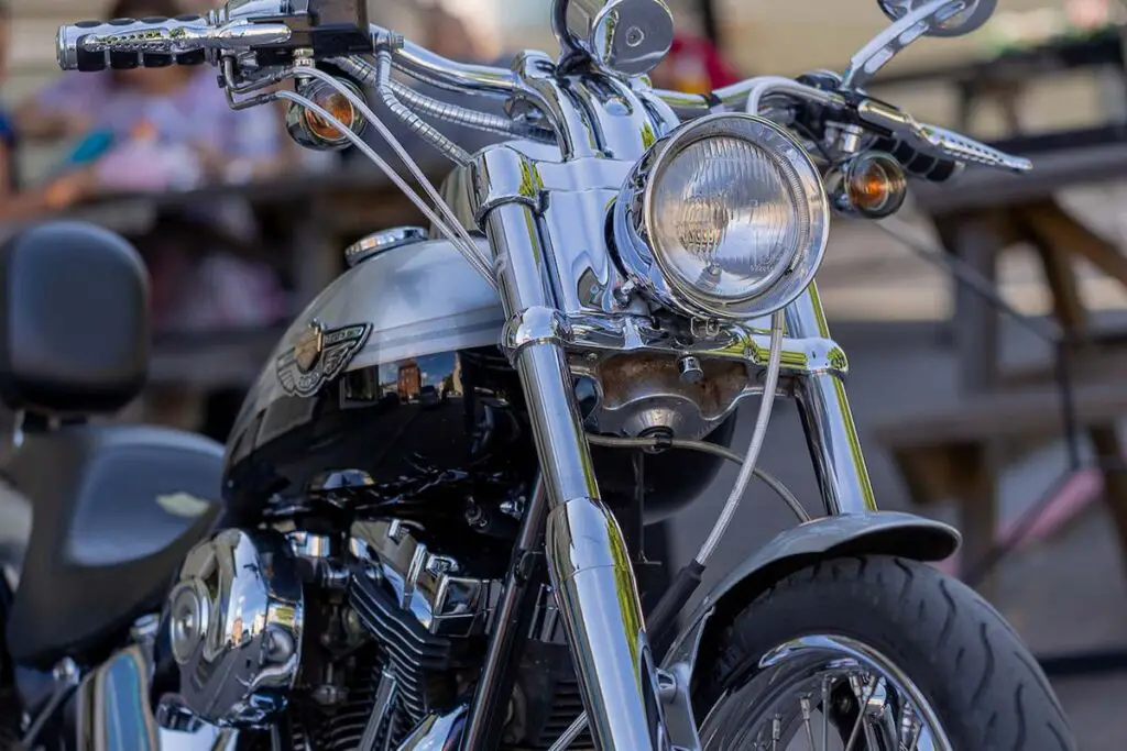 Black and Silver Cruiser Motorcycle