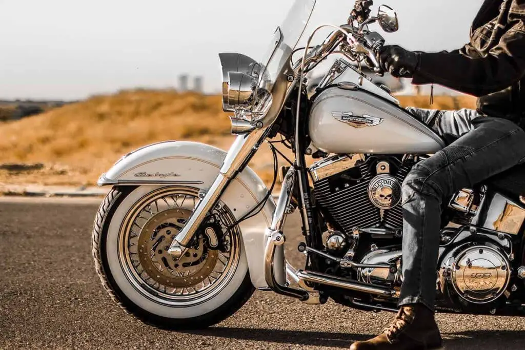 White Harley Davidson 103 Motorcycle