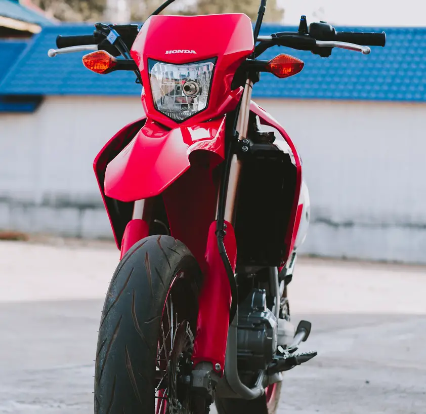 Red Honda CRF250L Motorcycle