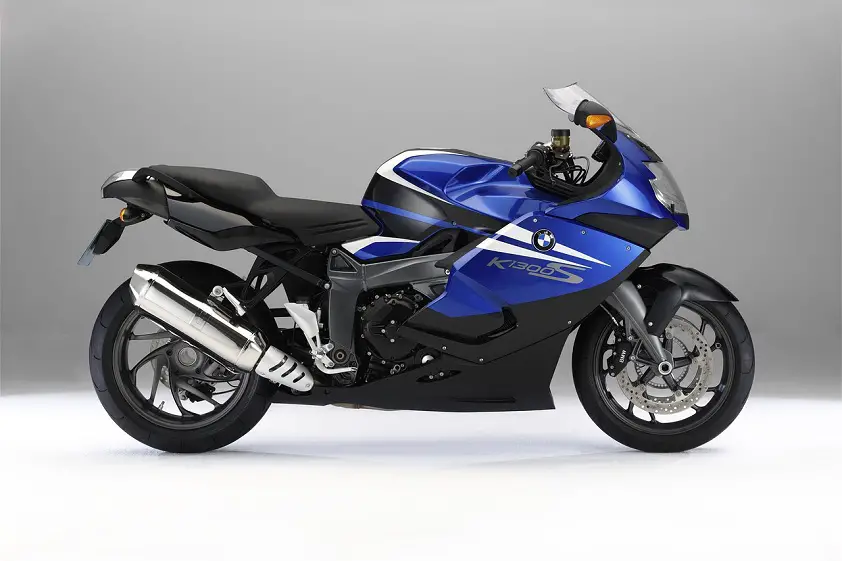Black and Blue BMW K1300S Motorcycle